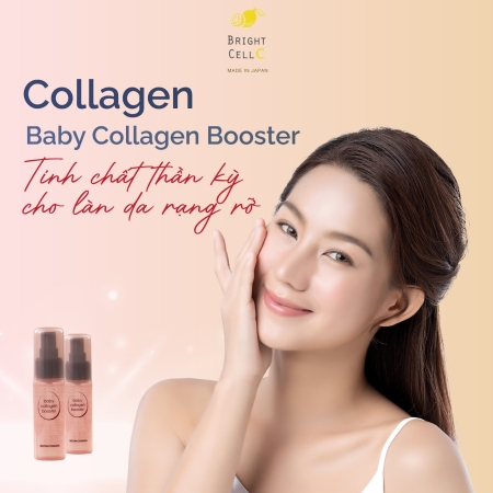 Tinh chất chống lão hoá BABY COLLAGEN BOOSTER Collagen Type III Nhật 30ml