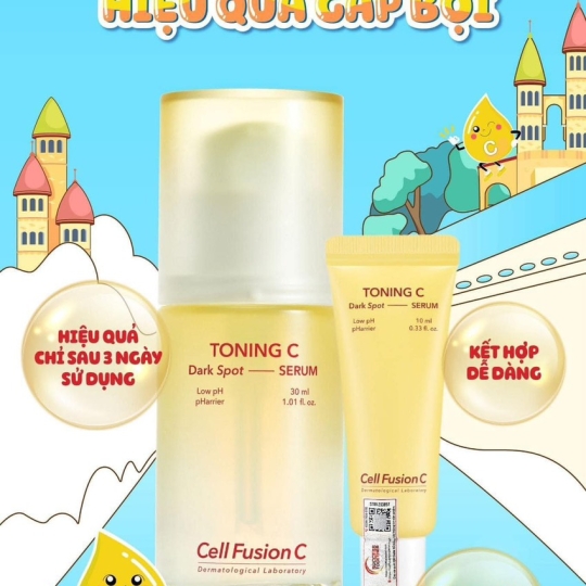 Tinh Chất Dưỡng Trắng, Cải Thiện Sạm Nám Cell Fusion C Toning C Dark Spot Serum 30ml