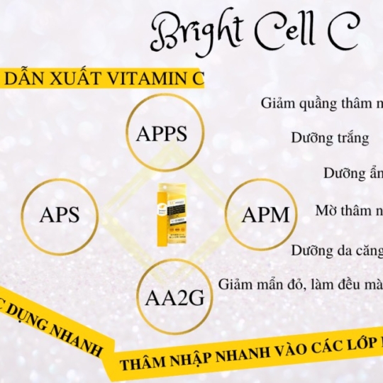  Kem dưỡng trắng da cao cấp Nhật Bản Bright Cell C